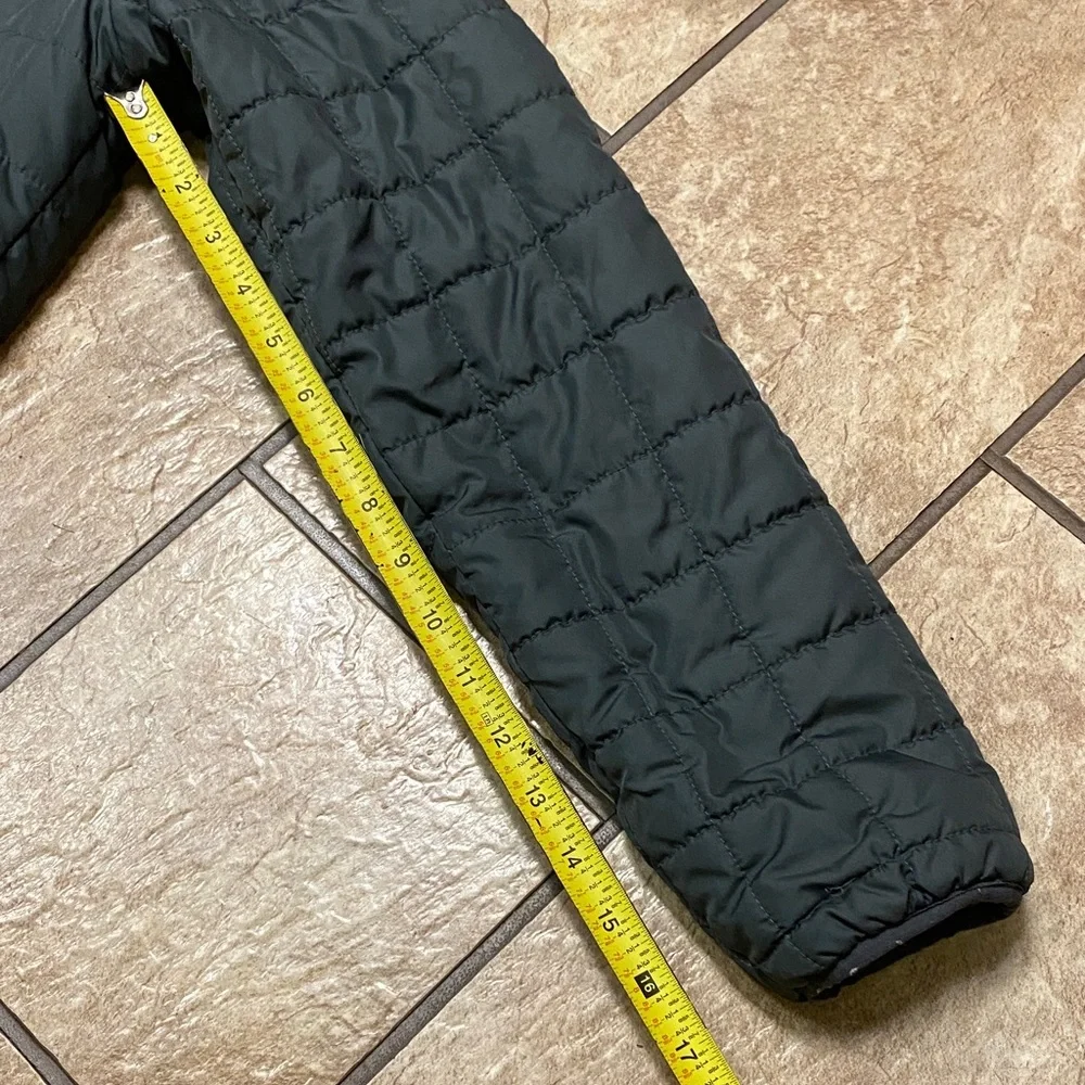 Kid’s Columbia Quilted Forest Green Large Jacket with Hood Fall Outdoor Camping